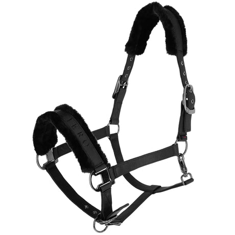 Covalliero Fleece Lined Halter #colour_black