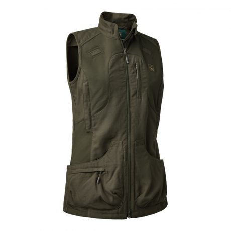 Deerhunter Ann Ladies Extreme Waistcoat #colour_palm-green