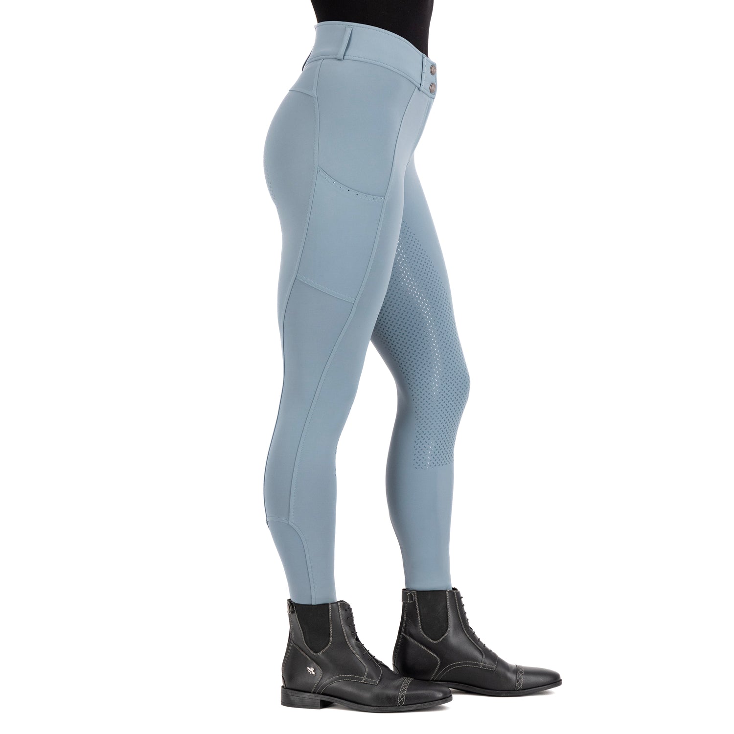 Imperial Riding Children's Bliss Full Grip Riding Breeches #Colour_moonstone