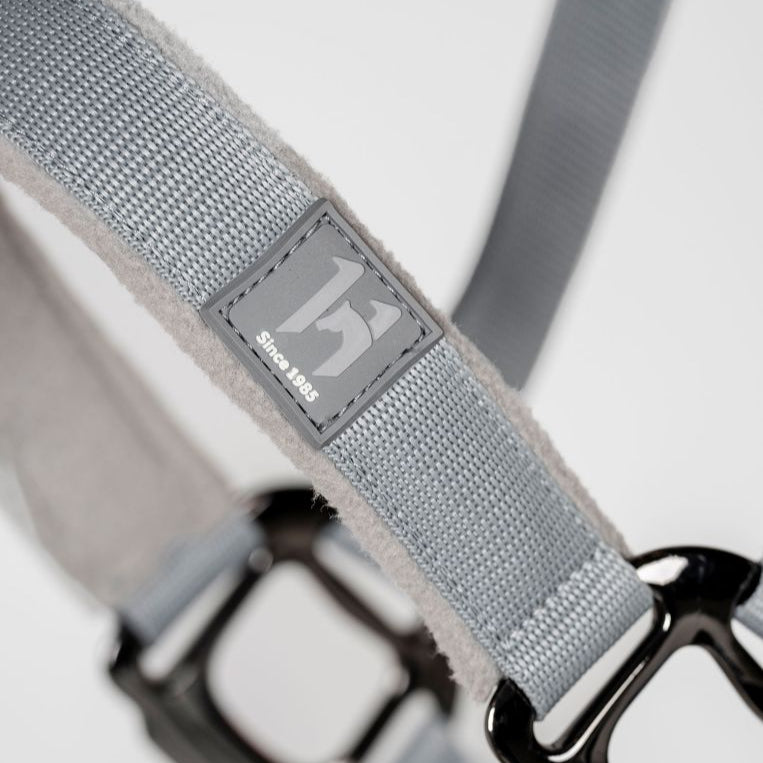 Horseware Ireland Newmarket Headcollar & Leadrope #colour_whitney-charcoal