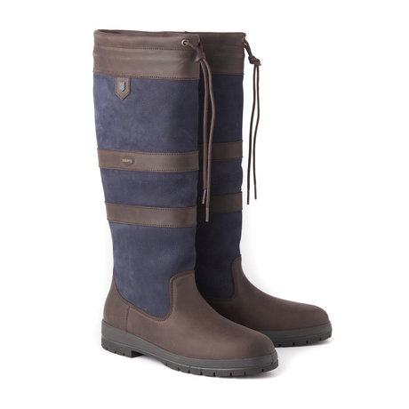 Dubarry Unisex Galway Country Boot #Colour_navy-brown