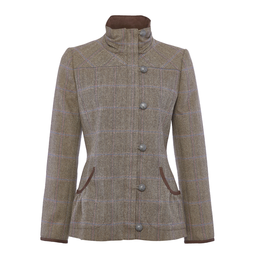 Dubarry Womens Bracken Tweed Jacket #Colour_woodrose
