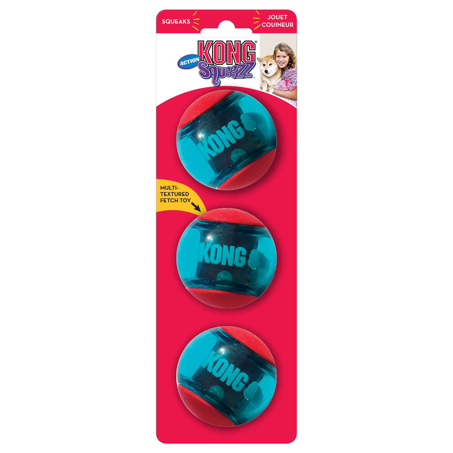 KONG Squeezz Action Ball #size_m