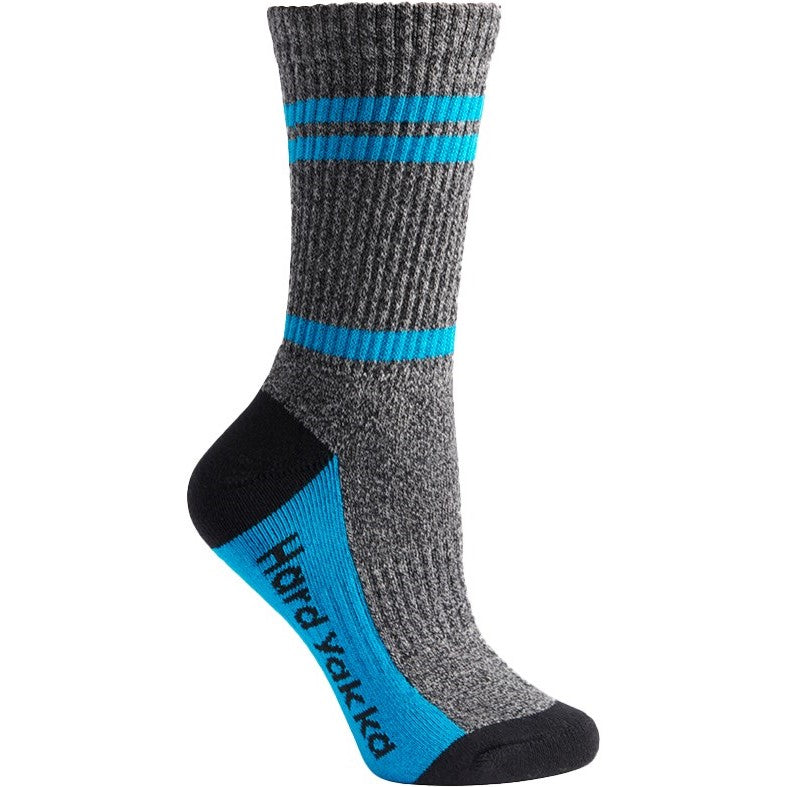Hard Yakka Women Crew 3 Pack Work Sock