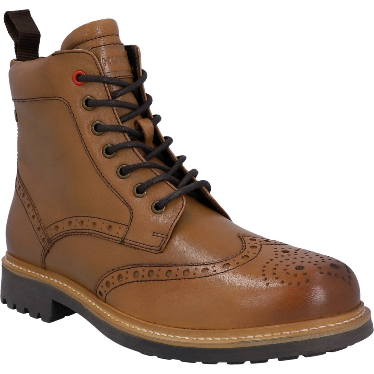 Hunter Men Cawdor Brogue Ankle Boot