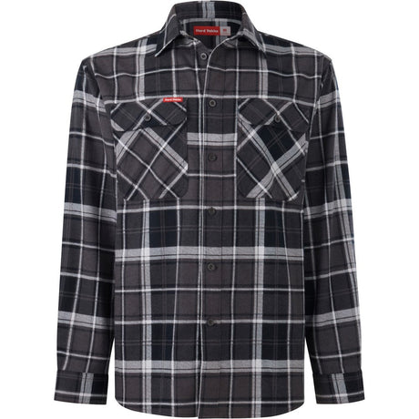 Hard Yakka Core Flannel Shirt #colour_charcoal