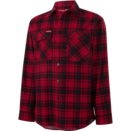 Hard Yakka Core Flannel Shirt #colour_red