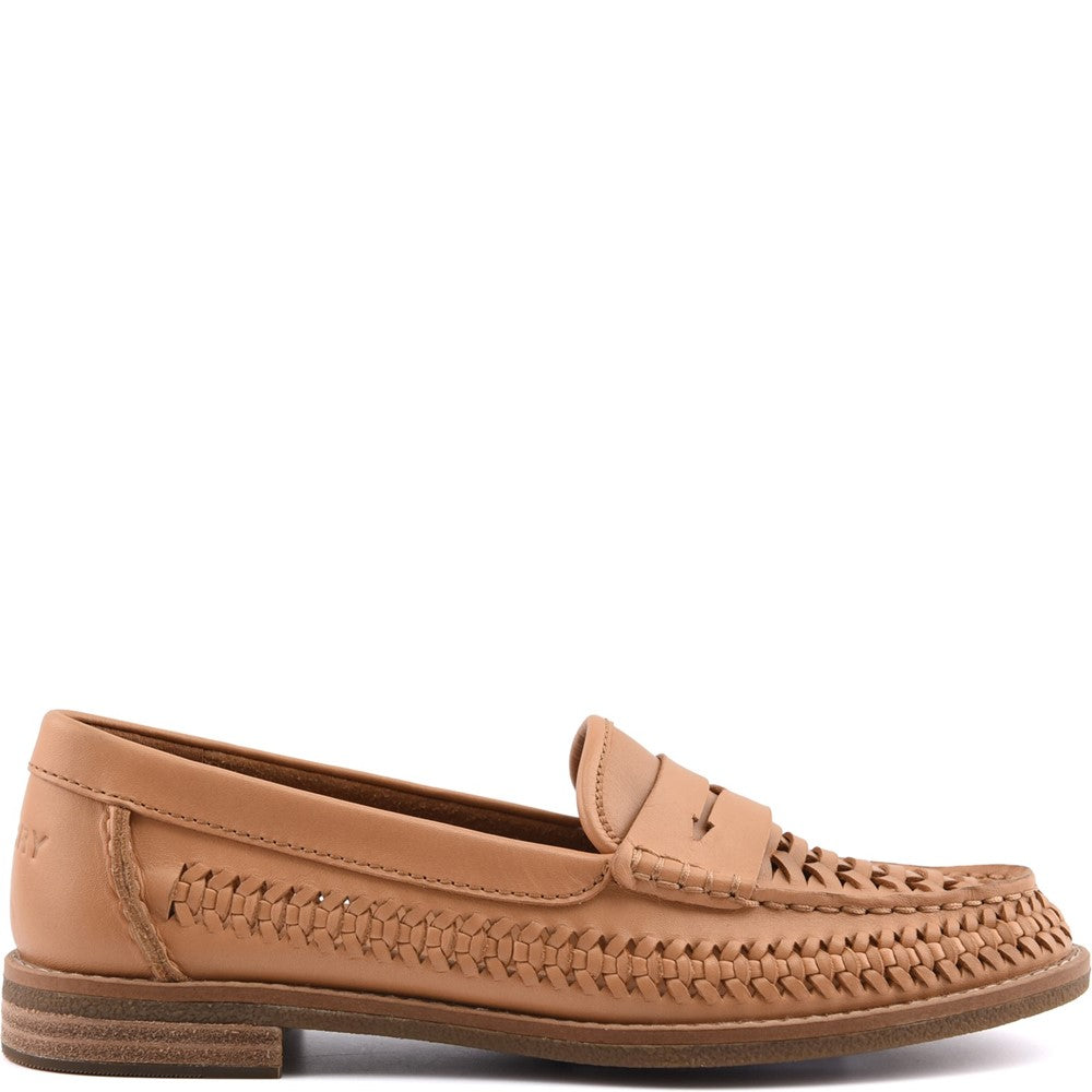 Sperry Women Woven Seaport Penny Mocassin