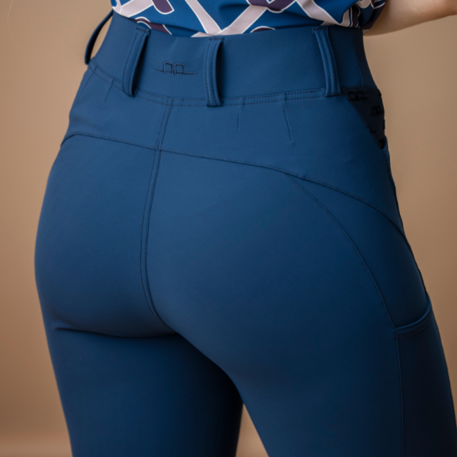 Alessandro Albanese Fina Knee Grip Hybrid Breech #colour_core-navy