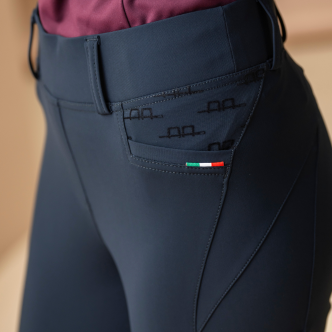 Alessandro Albanese Fina Knee Grip Hybrid Breech #colour_core-black