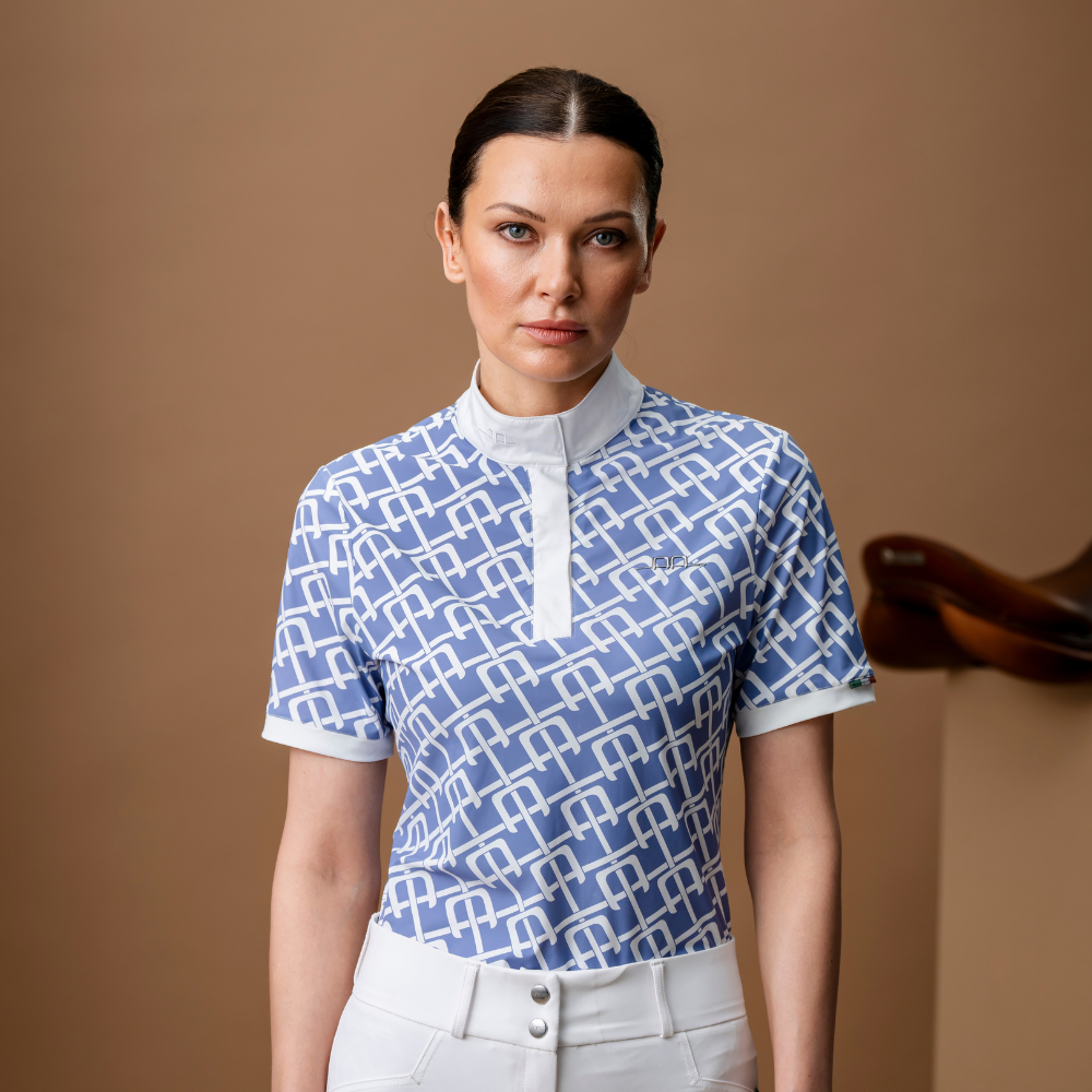 Alessandro Albanese Alcina Short Sleeve Show Shirt #colour_siciliian-blue
