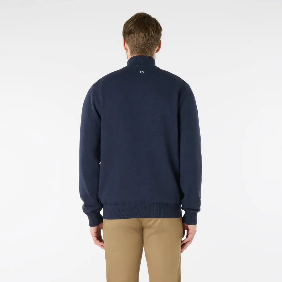 Musto Men's Evo Windproof Knit #colour_navy