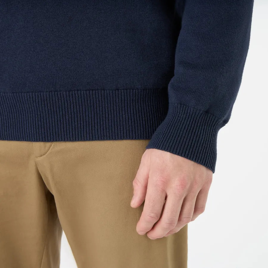 Musto Men's Evo Windproof Knit #colour_navy