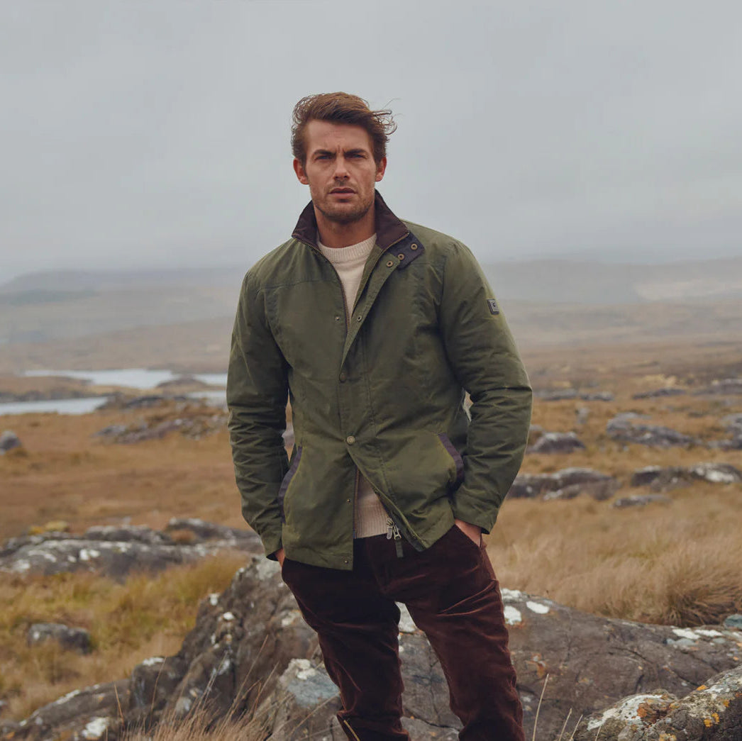 Dubarry of Ireland Mens Carrickfergus Waxed Jacket