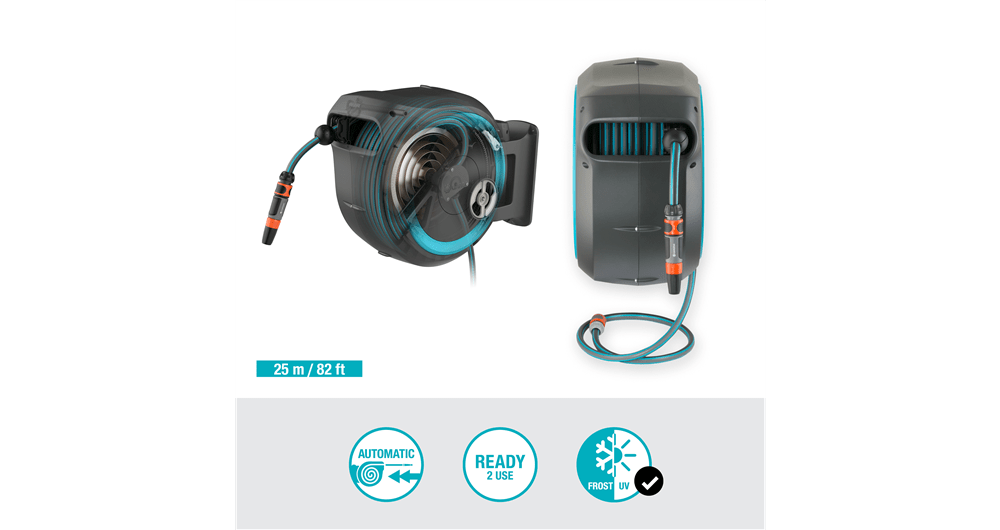 Gardena Wall-Mounted Hose Box RollUp M/L