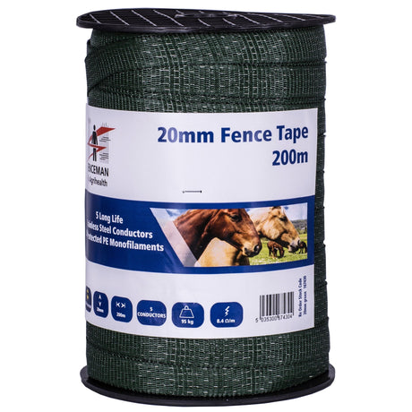 Fenceman 200M Standard Tape #colour_green