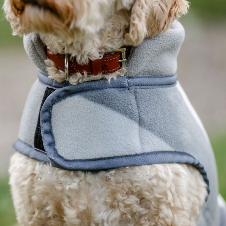 Horseware Ireland Newmarket Dog Fleece #colour_whitney-charcoal