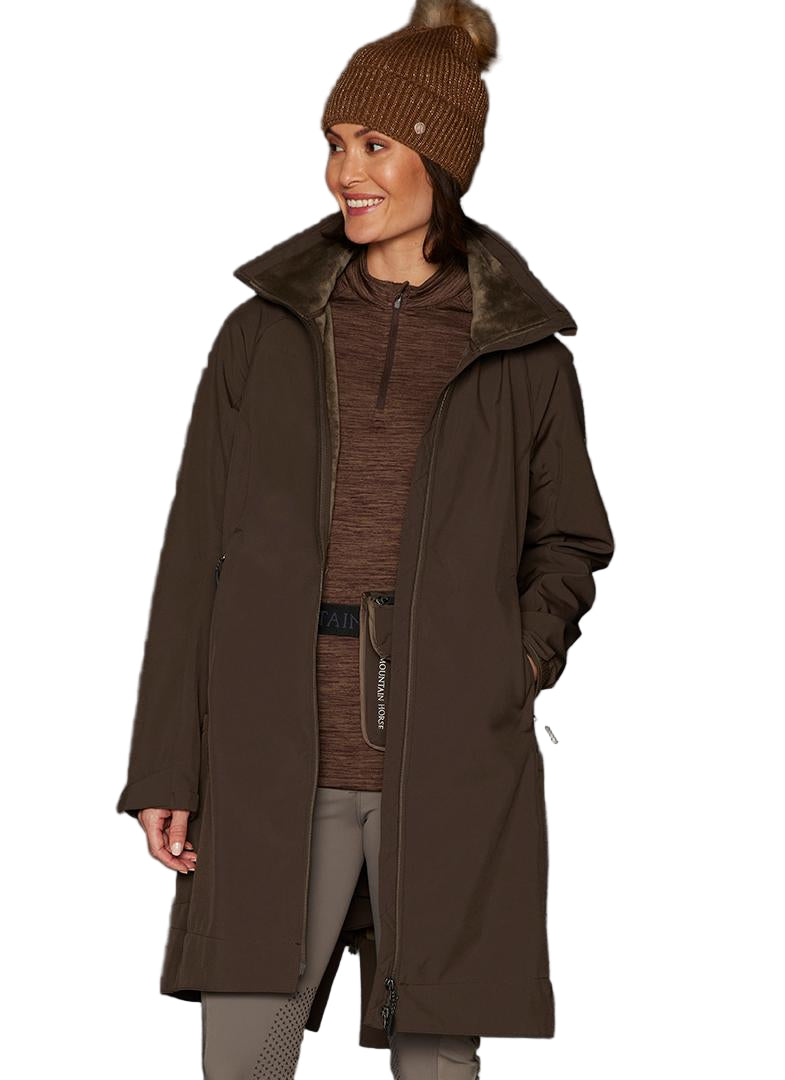 Mountain Horse Stella Softshell Parka #colour_brown