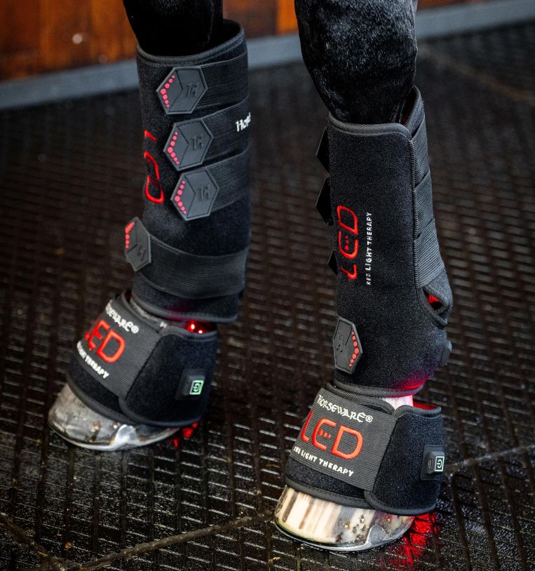 Horseware Ireland LED Red Light Therapy Leg Wraps Pair