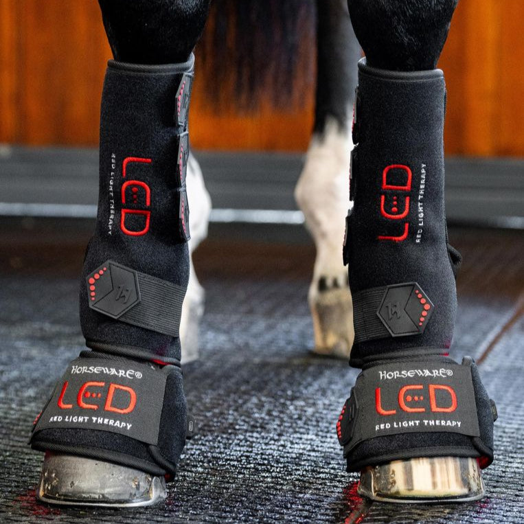 Horseware Ireland LED Red Light Therapy Mini Wrap #colour_black-black