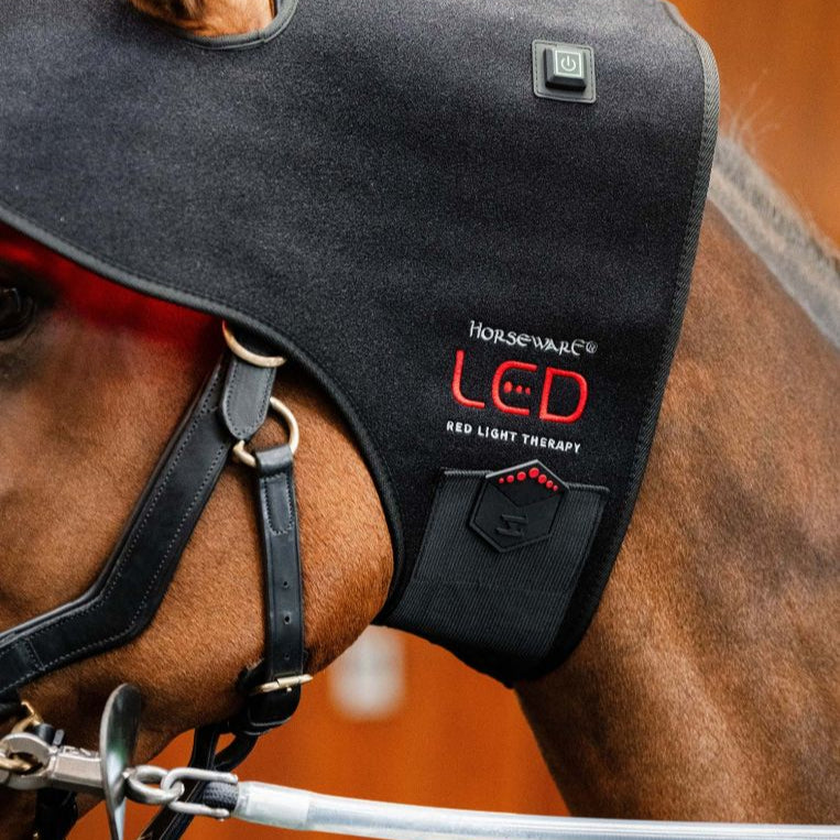 Horseware Ireland LED Red Light Therapy Poll Cap #colour_black-black