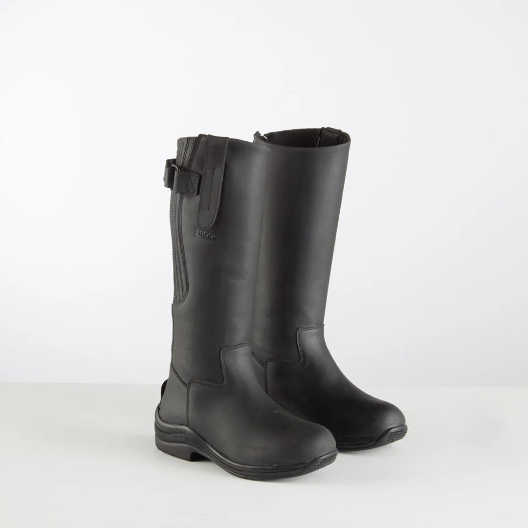 Toggi Carlton Children's Long Riding Boot #colour_black