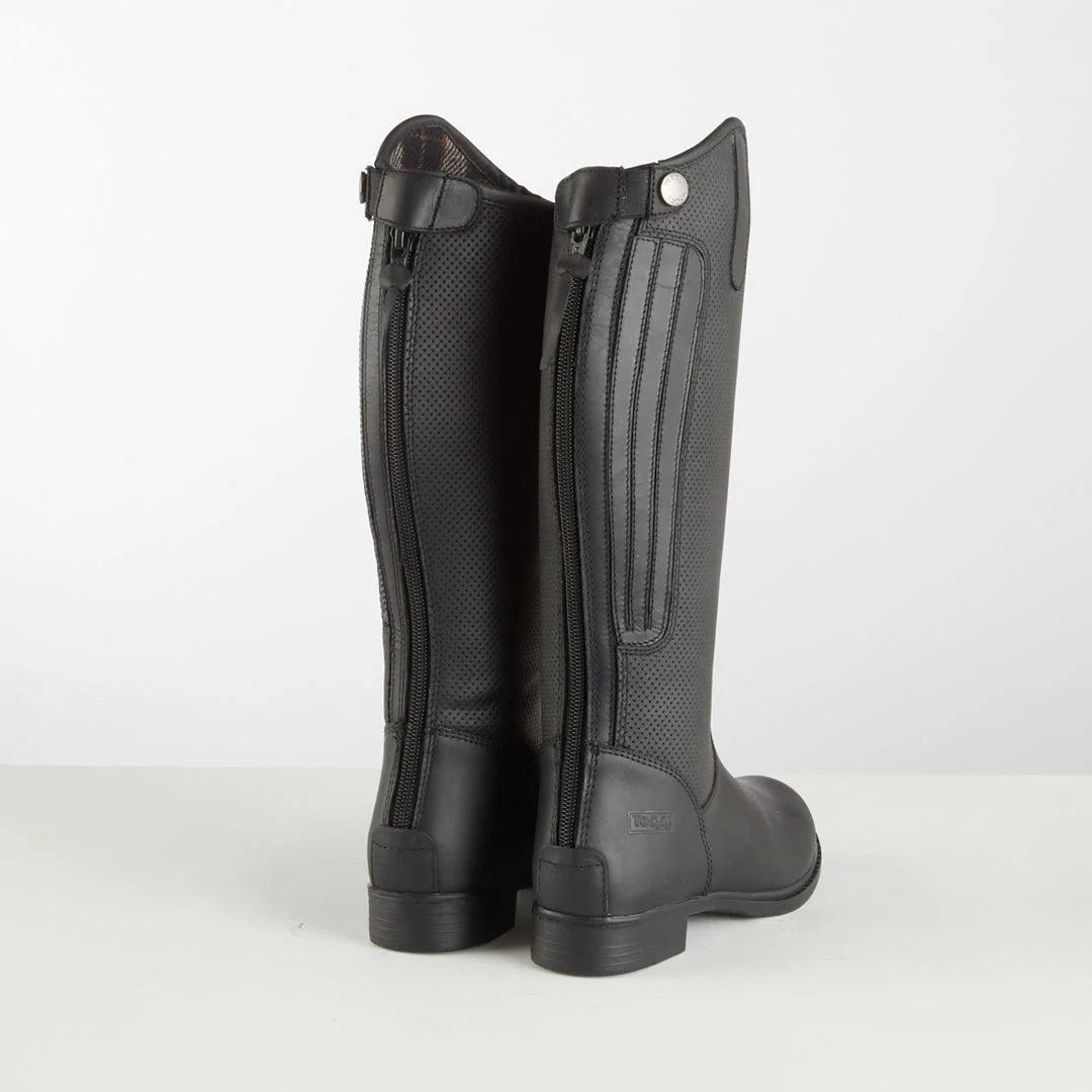 Toggi Tucson Children's Long Riding Boot #colour_black