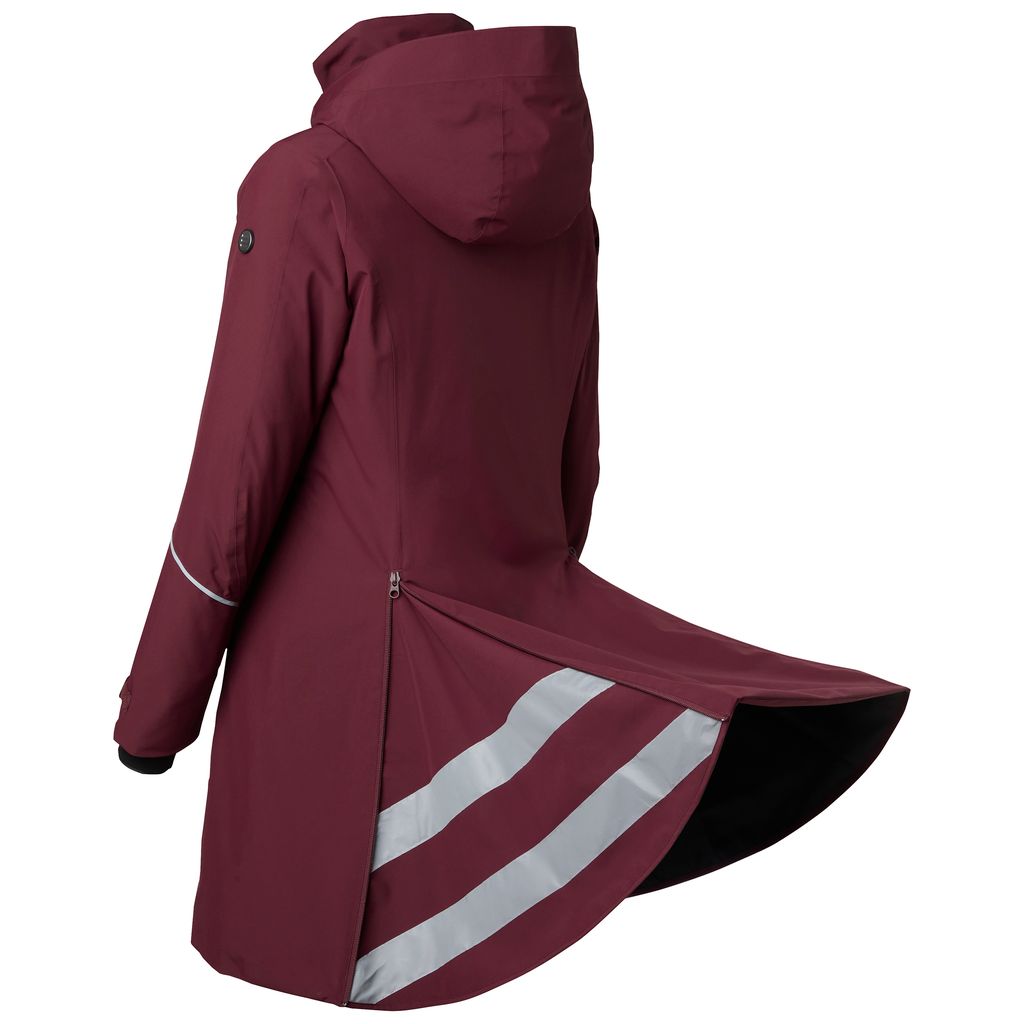 Stierna Stella Winter Short Coat #colour_merlot
