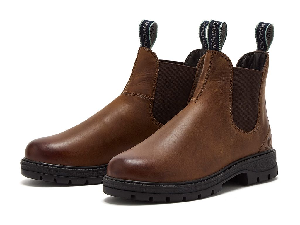 Chatham Ladies Oasby Outdoor Chelsea Boots #colour_tan