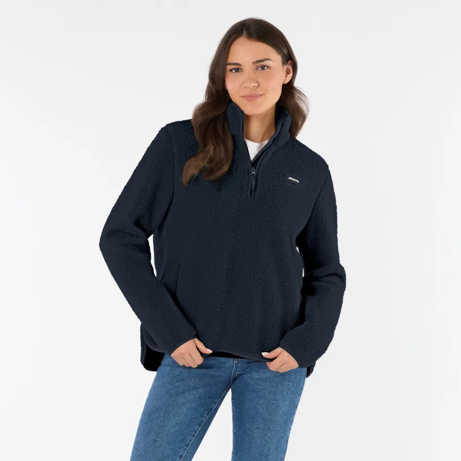 Musto Women's Cove Deep Pile Fleece #colour_navy