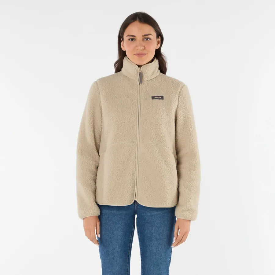 Musto Women's Cove Deep Pile Fleece Jacket #colour_pure-cashemere