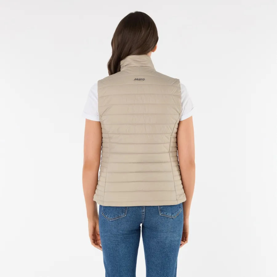 Musto Women's Original Lite Puffer Vest #colour_pure-cashmere