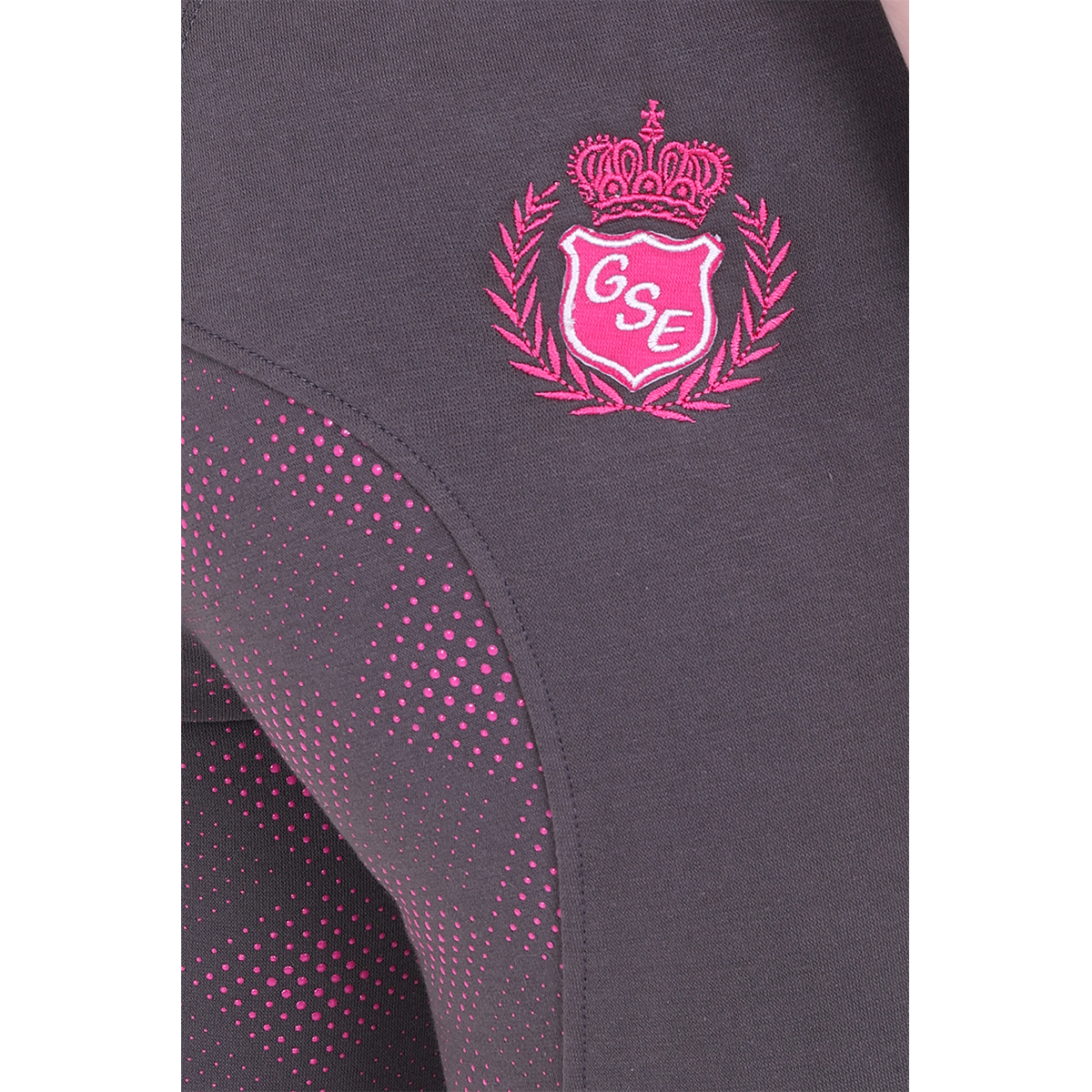 GS Equestrian Carol Jodhpurs à fond intégral en silicone bicolore pour enfants