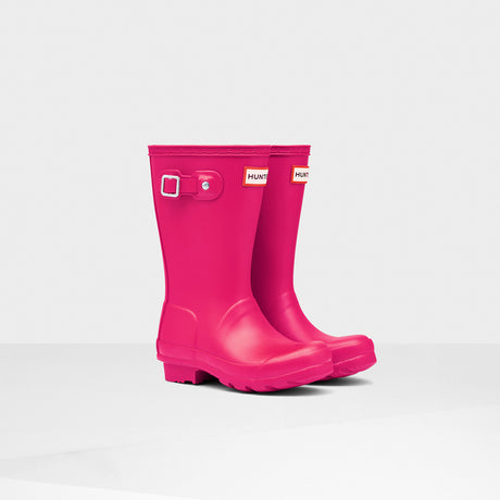 Hunter Original Big Kids Wellington Boots #colour_pink