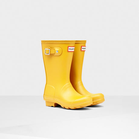 Hunter Original Big Kids Wellington Boots #colour_yellow