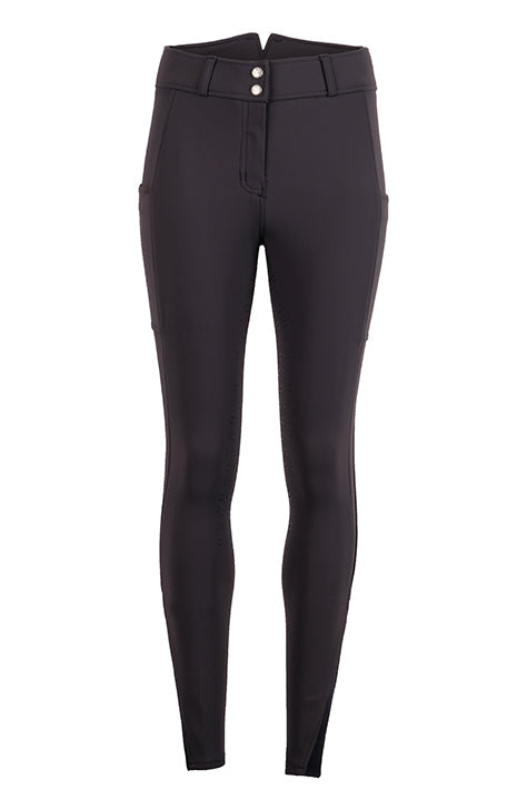 Montar Delilah High Waisted Full Grip Winter Breeches #colour_navy
