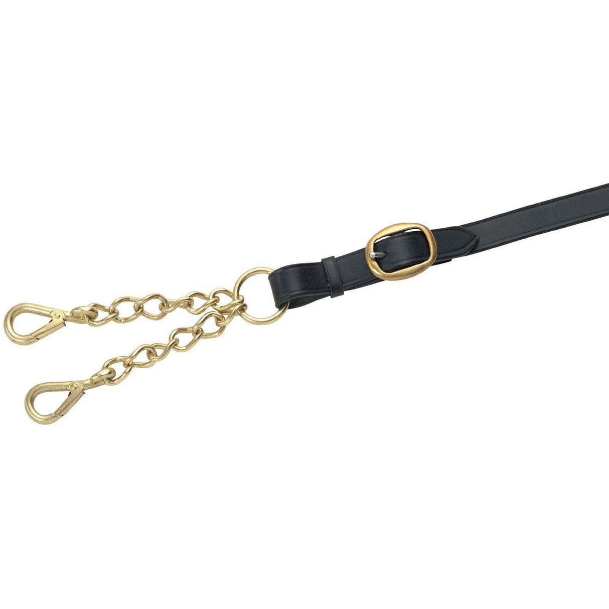 Shires Blenheim Leather Lead Rein with Small Newmarket Chain