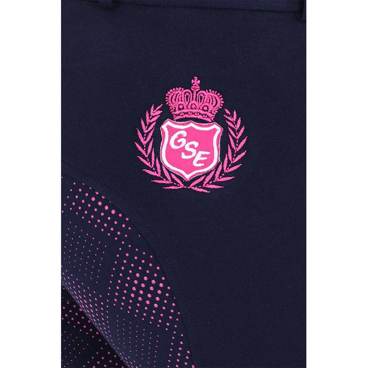 GS Equestrian Carol Jodhpurs à fond intégral en silicone bicolore pour enfants