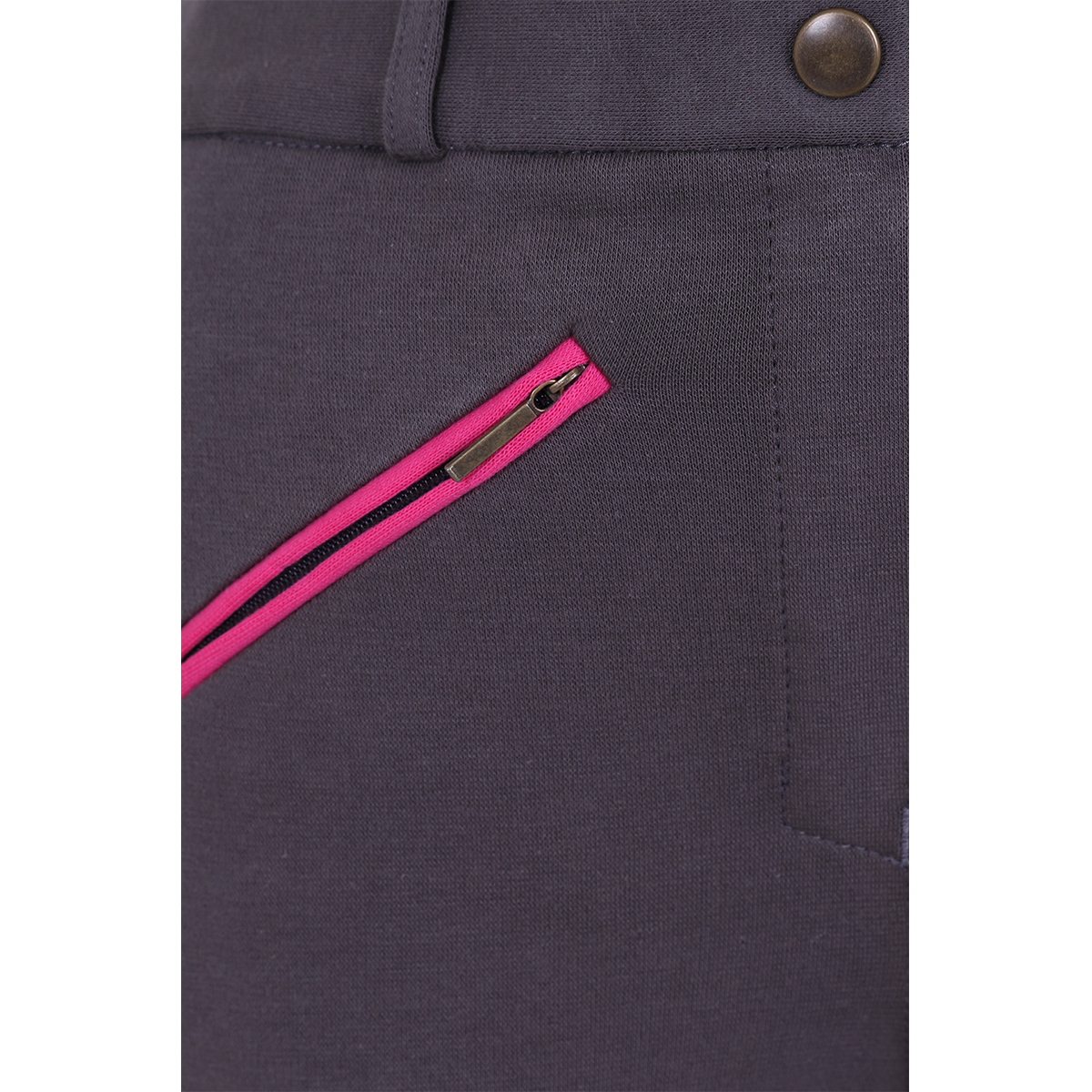 GS Equestrian Carol Jodhpurs à fond intégral en silicone bicolore pour enfants