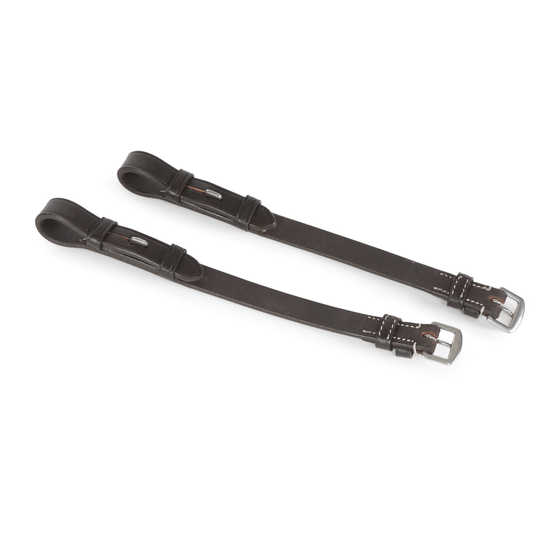 Shires Avignon Bridle Cheek Pieces #colour_havana