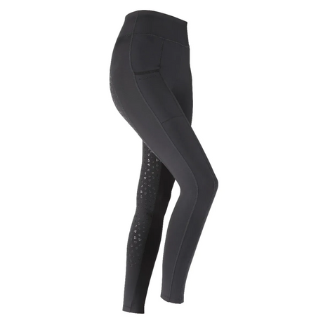 Shires Aubrion Hudson Girls Riding Tights #colour_black