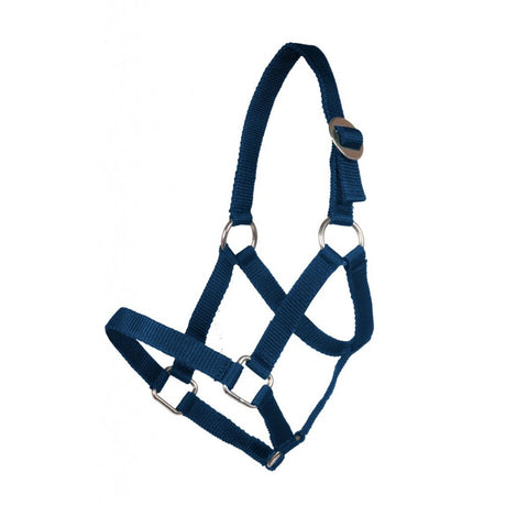 HKM Head Collar for Mini-Shetty #colour_deep-blue