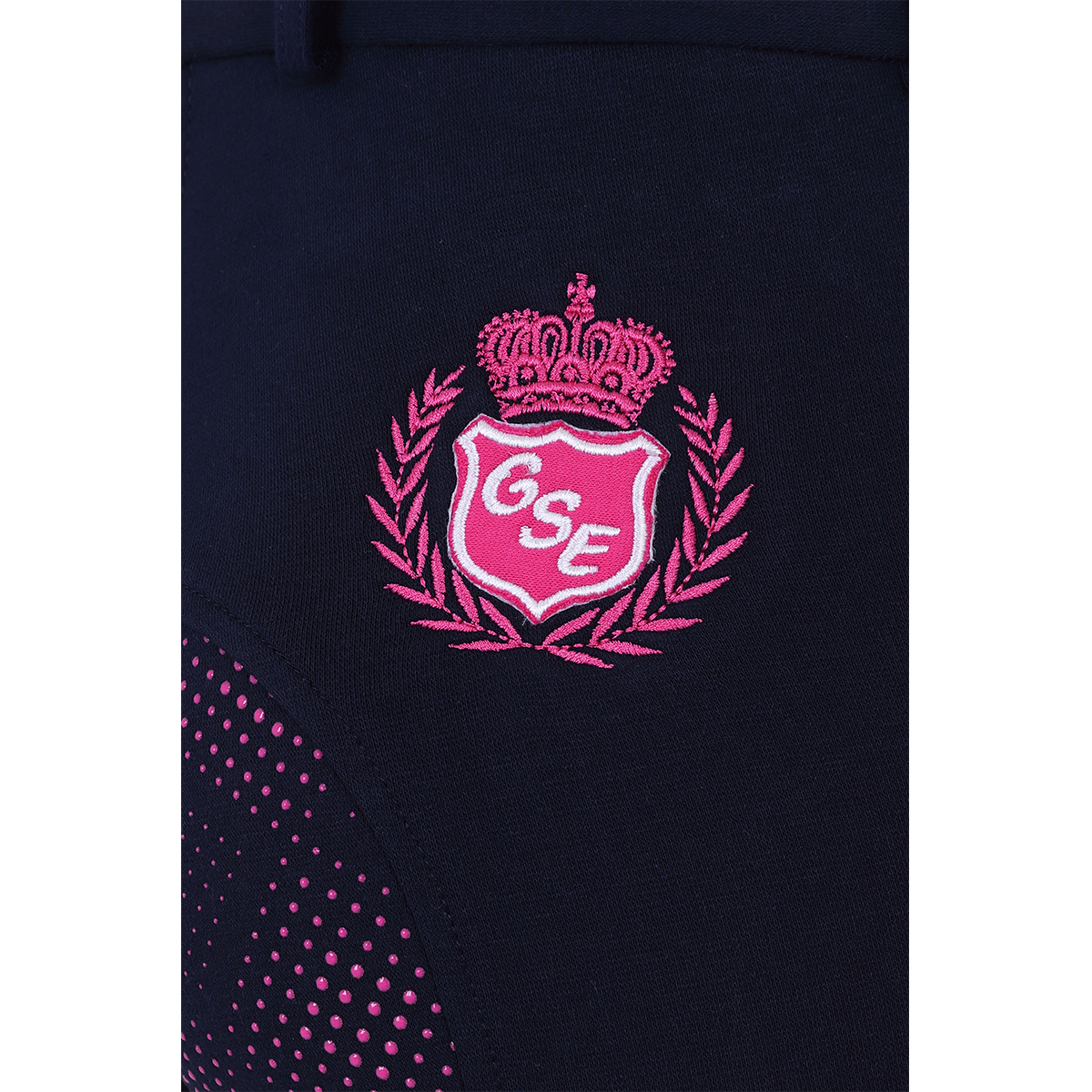 GS Equestrian Carol Jodhpurs à fond intégral en silicone bicolore pour enfants