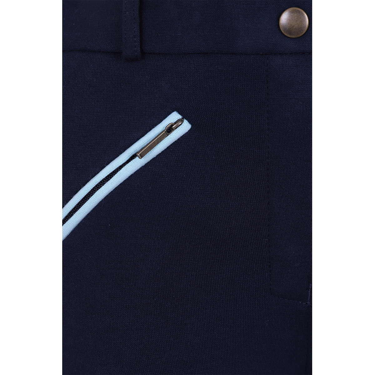 GS Equestrian Carol Jodhpurs à fond intégral en silicone bicolore pour enfants
