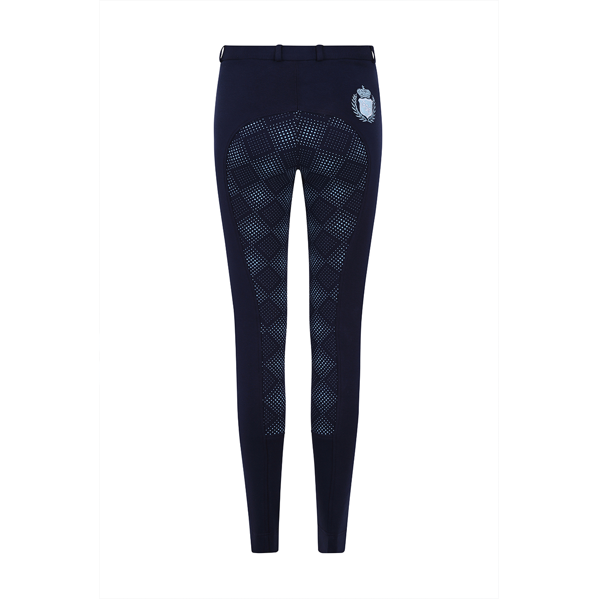 GS Equestrian Carol Jodhpurs à fond intégral en silicone bicolore pour enfants