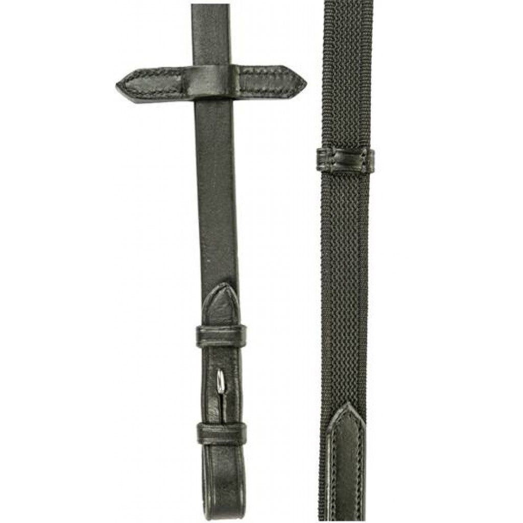 Mit Gummi verwobene HKM-Zügel