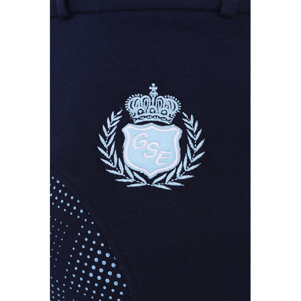 GS Equestrian Carol Jodhpurs à fond intégral en silicone bicolore pour enfants
