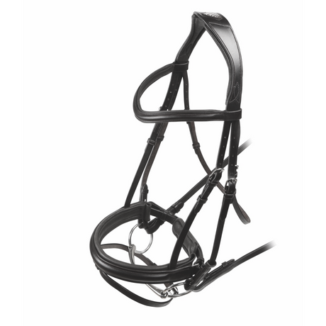 Shires Velociti RAPIDA Dressage Flash Bridle #colour_black