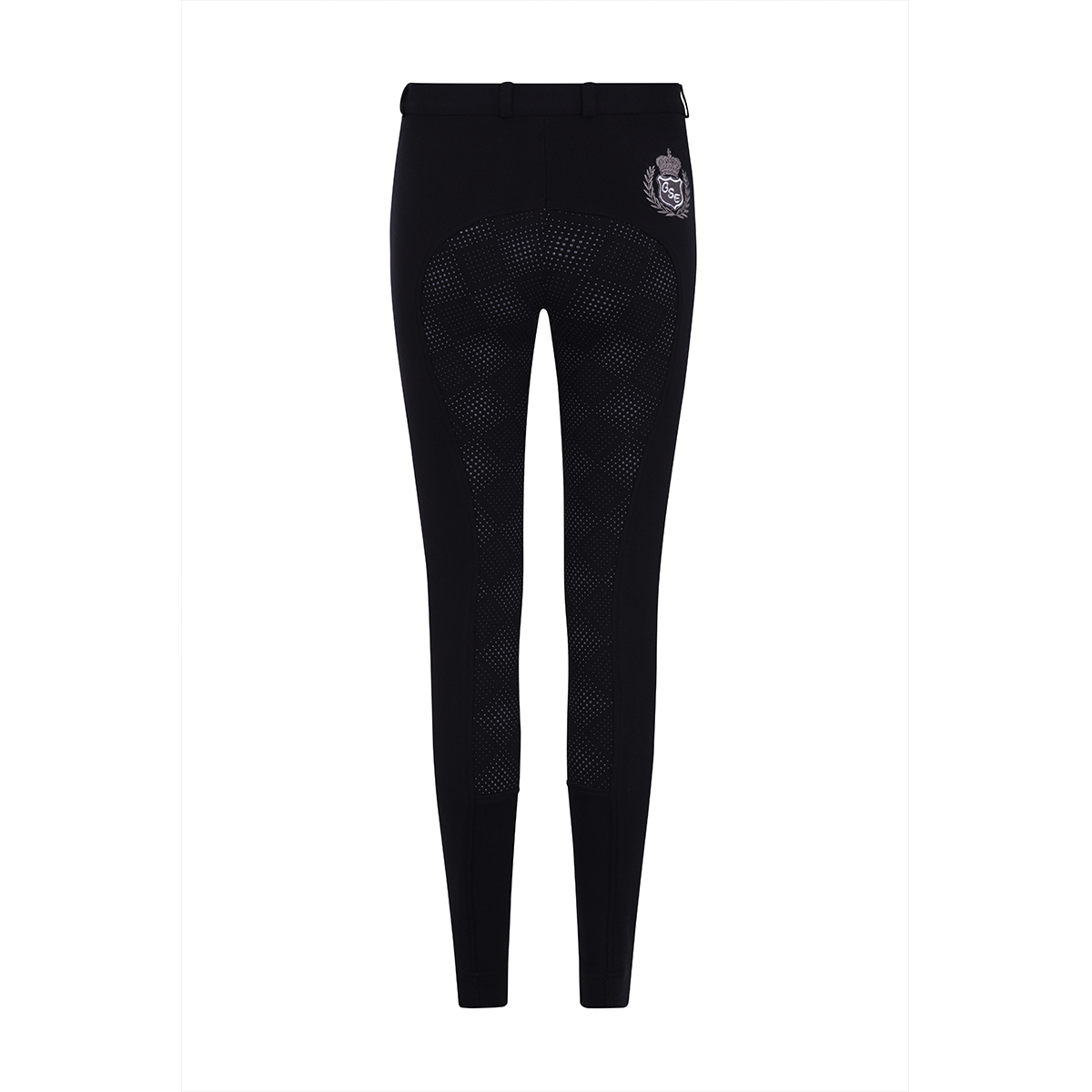 GS Equestrian Carol Jodhpurs à fond intégral en silicone bicolore pour enfants