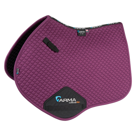 Shires ARMA Jump Saddlecloth #colour_plum